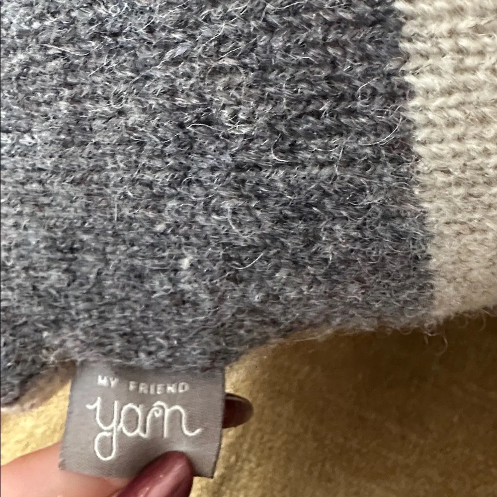 My Friend Yarn Jamtland Cushion Cover Scandinavian Design Handmade Throw Pillow